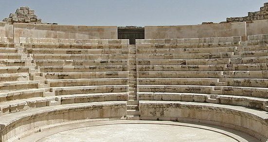 L'Odéon d'Amman construit au 2ème siècle av. J.-C., Jordanie